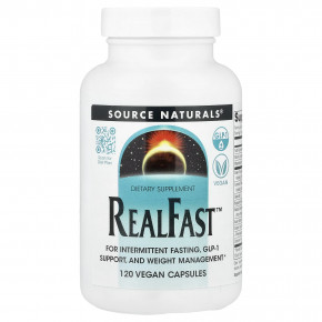 Source Naturals, RealFast™, 120 веганских капсул - подробнее Source Naturals, RealFast™, 120 веганских капсул - описание