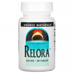 Source Naturals, Релора, 250 мг, 90 таблеток - описание | фото