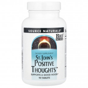 Source Naturals, St. John's Positive Things ™, 90 таблеток - описание