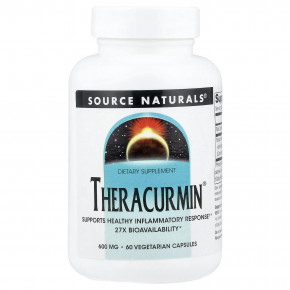Source Naturals, Theracurmin®, 600 мг, 60 вегетарианских капсул - описание | фото