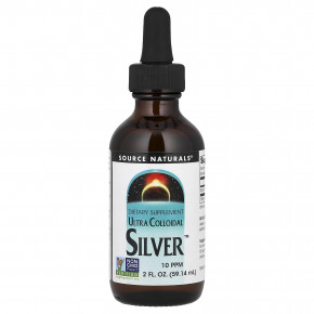 Source Naturals, Ultra Colloidal Silver™, 59,14 мл (2 жидк. унции) - описание | фото