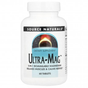 Source Naturals, Ultra-Mag ™, 60 таблеток - описание