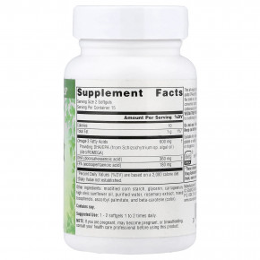 Source Naturals, Vegan True®, омега-3 не из рыбы, 300 мг, 30 веганских капсул в Москве - eco-herb.ru | фото