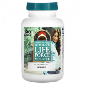 Source Naturals, Women's Life Force Multiple, 90 таблеток - описание