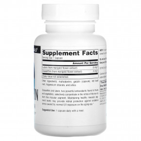 Source Naturals, зеаксантин с лютеином, 10 мг, 60 капсул в Москве - eco-herb.ru | фото