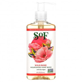SoF, питательное мыло для рук, дикая роза, 236 мл (8 жидк. унций) в Москве - eco-herb.ru | фото