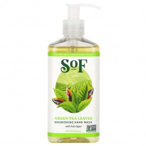 SoF, Питательное мыло для рук, листья зеленого чая, 236 мл (8 жидк. Унций) в Москве - eco-herb.ru | фото