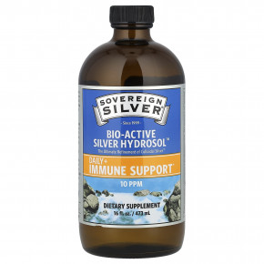 Sovereign Silver, Bio-Active Silver Hydrosol™, 10 част./млн, 473 мл (16 жидк. унций) в Москве - eco-herb.ru | фото