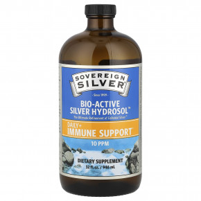 Sovereign Silver, Bio-Active Silver Hydrosol™, 10 част./млн, 946 мл (32 жидк. унции) в Москве - eco-herb.ru | фото