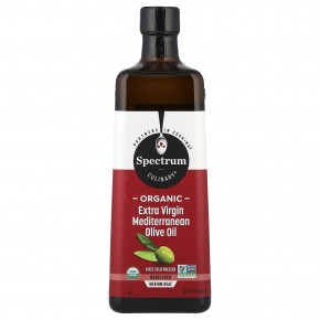 Spectrum Culinary, Органическое средиземноморское оливковое масло первого отжима, 946 мл (32 жидк. Унции) в Москве - eco-herb.ru | фото