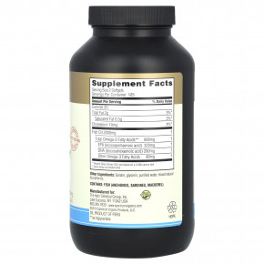 Spectrum Essentials, Рыбий жир, омега-3, 250 капсул (500 мг в каждой капсуле) в Москве - eco-herb.ru | фото