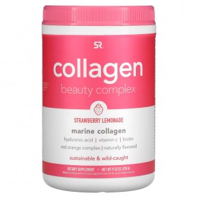Sports Research, Collagen Beauty Complex, клубничный лимонад, 270 г (9,52 унции) - описание