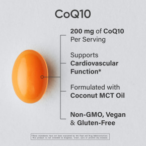 Sports Research, коэнзим Q10, двойная сила, 200 мг, 90 растительных капсул в Москве - eco-herb.ru | фото