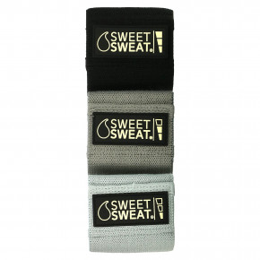 Sports Research, Набедренные повязки Sweet Sweat, серые, 3 ремешка в Москве - eco-herb.ru | фото