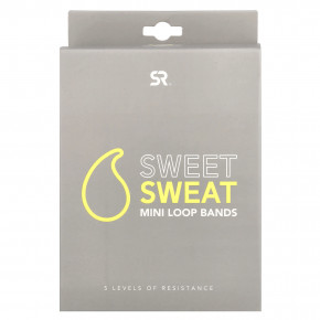 Sports Research, Sweet Sweat, мини-эспандеры, 5 штук - описание | фото