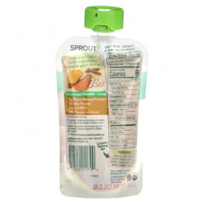 Sprout Organics, Детское питание, от 6 месяцев, белая фасоль из батата с корицей, 99 г (3,5 унции) в Москве - eco-herb.ru | фото