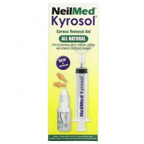 NeilMed, Kyrosol, средство для удаления ушной серы, без спирта, набор из 5 предметов в Москве - eco-herb.ru | фото