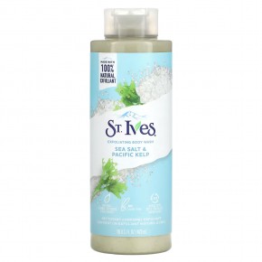 St. Ives, Exfoliating Body Wash, Sea Salt & Pacific Kelp, 16 fl oz (473 ml) в Москве - eco-herb.ru | фото