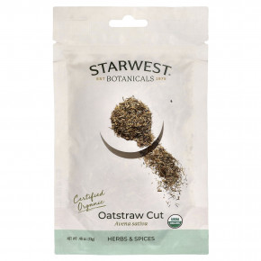 Starwest Botanicals, Органическая овсянка, 13 г (0,46 унции) (Товар снят с продажи) в Москве - eco-herb.ru | фото