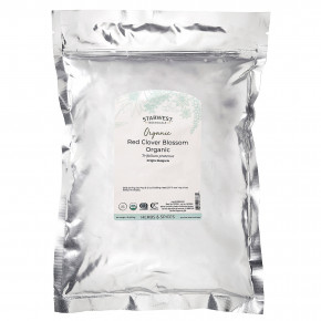 Starwest Botanicals, Органический цветок красного клевера, 453,6 г (1 фунт) в Москве - eco-herb.ru | фото