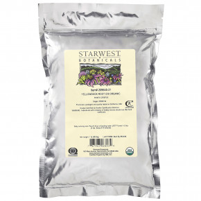 Starwest Botanicals, Органический корень желтаки C / S, 453,6 г (1 фунт) в Москве - eco-herb.ru | фото