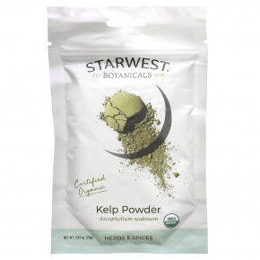 Starwest Botanicals, Органический порошок из водорослей, 70 г (2,47 унции) - описание | фото