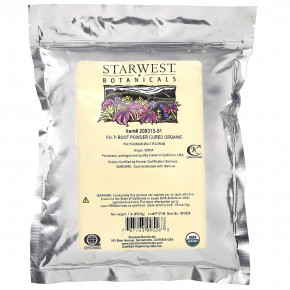 Starwest Botanicals, органический порошок высушенного корня горца многоцветкового, 453,6 г (1 фунт) в Москве - eco-herb.ru | фото