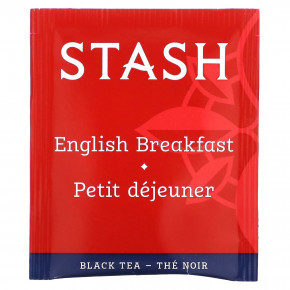 Stash Tea, Черный чай, английский завтрак, 20 чайных пакетиков, 40 г (1,4 унции) в Москве - eco-herb.ru | фото