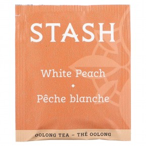 Stash Tea, Oolong Tea, белый персик, 18 чайных пакетиков, 35 г (1,2 унции) в Москве - eco-herb.ru | фото
