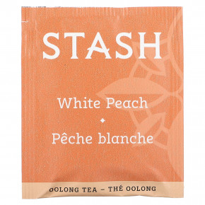 Stash Tea, Oolong Tea, белый персик, 18 чайных пакетиков, 35 г (1,2 унции) (Товар снят с продажи) в Москве - eco-herb.ru | фото