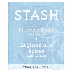 Stash Tea, травяной чай, солодка, без кофеина, 20 чайных пакетиков, 36 г (1,2 унции) в Москве - eco-herb.ru | фото