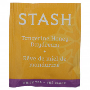 Stash Tea, White Tea, Daydream с мандарином и медом, 18 чайных пакетиков, 35 г (1,2 унции) в Москве - eco-herb.ru | фото