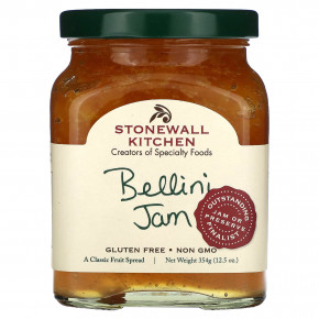 Stonewall Kitchen, Bellini Jam, 12.5 oz (354 g) - описание | фото