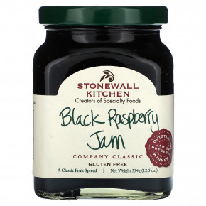 Stonewall Kitchen, Black Raspberry Jam, 12.5 oz (354 g) - описание