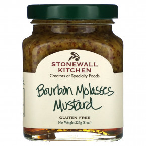 Stonewall Kitchen, Bourbon Molasses Mustard, 8 oz (227 g) в Москве - eco-herb.ru | фото