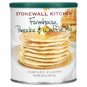 Stonewall Kitchen, Farmhouse Pancake & Waffle Mix, 16 oz (453.6 g) - описание | фото