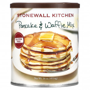 Stonewall Kitchen, Gluten Free Pancake & Waffle Mix, 16 oz (453.6 g) - описание