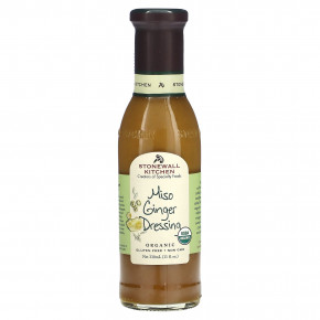 Stonewall Kitchen, Organic Miso Ginger Dressing, 11 fl oz (330 ml) - описание