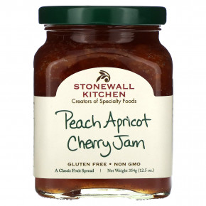 Stonewall Kitchen, Peach Apricot Cherry Jam , 12.5 oz (354 g) в Москве - eco-herb.ru | фото