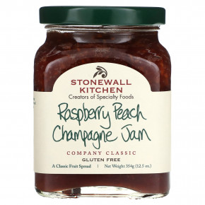 Stonewall Kitchen, Raspberry Peach Champagne Jam, 12.5 oz (354 g) - описание