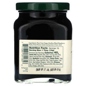 Stonewall Kitchen, Seedless Black Raspberry Jam, 12.25 oz (347 g) в Москве - eco-herb.ru | фото