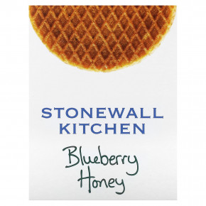 Stonewall Kitchen, вафельное печенье, голубика и мед, 8 голландских вафель по 32 г (1,1 унции) - описание