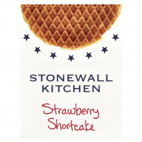 Stonewall Kitchen, вафельное печенье, клубничное печенье, 8 шт. голландского вафельного печенья по 32 г (1,1 унции) в Москве - eco-herb.ru | фото