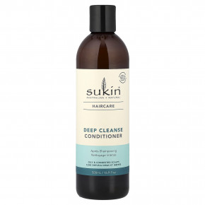 Sukin, Кондиционер для глубокого очищения, для жирной и заложенной кожи головы, 500 мл (16,9 жидк. унц.) - описание | фото