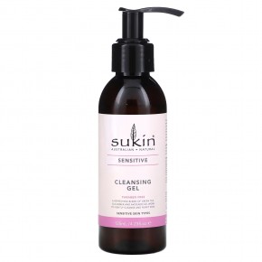 Sukin, Очищающий гель, для чувствительной кожи, 125 мл (4,23 жидк. Унции) - описание