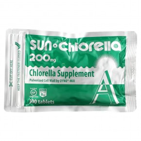 Sun Chlorella, добавка с хлореллой, 200 мг, 300 таблеток в Москве - eco-herb.ru | фото