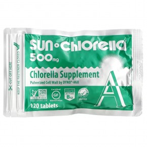 Sun Chlorella, добавка с хлореллой, 500 мг, 120 таблеток в Москве - eco-herb.ru | фото