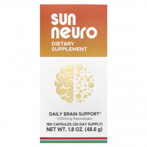 Sun Chlorella, Sun Neuro, 180 капсул (166 мкг в капсуле) - описание | фото