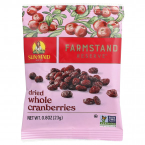 Sun-Maid, Farmстандарт Reserve™, сушеная цельная клюква, 5 пакетиков по 23 г (0,8 унции) в Москве - eco-herb.ru | фото