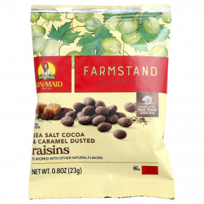 Sun-Maid, Farmstanding Reserve™, изюм, с морской солью, какао и карамелью, 5 пакетиков по 23 г (0,8 унции) в Москве - eco-herb.ru | изображение Sun-Maid, Farmstanding Reserve™, изюм, с морской солью, какао и карамелью, 5 пакетиков по 23 г (0,8 унции) в Москве - eco-herb.ru | фото